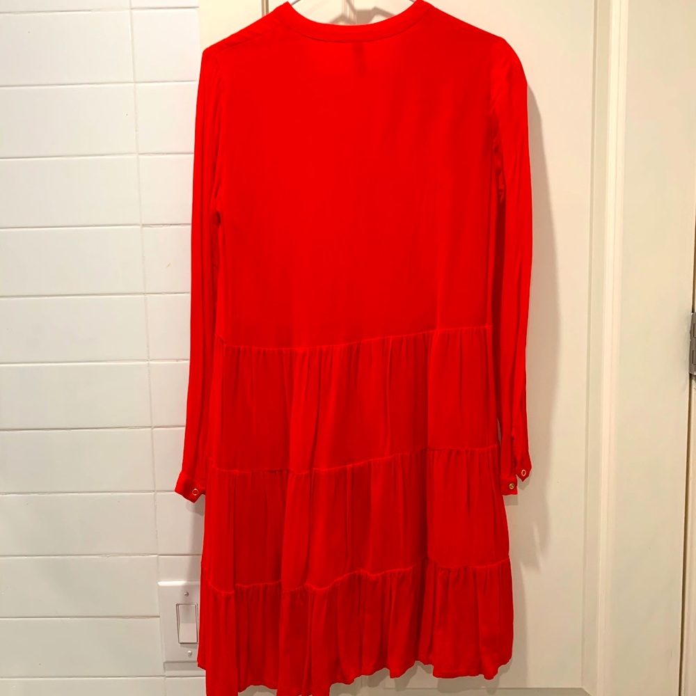 Y.A.S. red layered dress